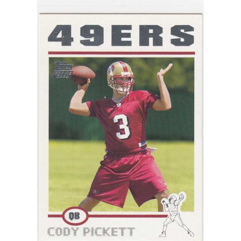 CODY PICKETT 2004 TOPPS FOOTBALL NFL GREG JONES - 353 RC