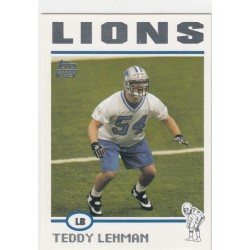 TEDDY LEHMAN 2004 TOPPS FOOTBALL NFL GREG JONES - 362 RC