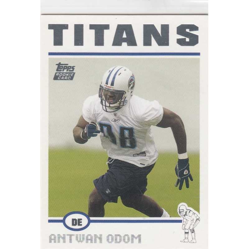 ANTWAN ODOM 2004 TOPPS FOOTBALL NFL GREG JONES - 366 RC