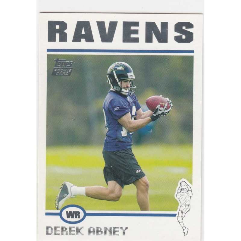 DEREK ABNEY 2004 TOPPS FOOTBALL NFL GREG JONES - 371 RC