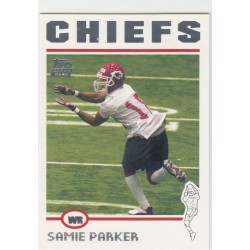 SAMIE PARKER 2004 TOPPS FOOTBALL NFL - 378 RC