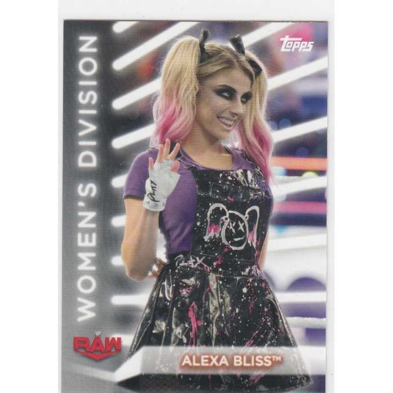 ALEXA BLISS 2021 TOPPS WWE WOMEN'S DIVISION Division - R-1