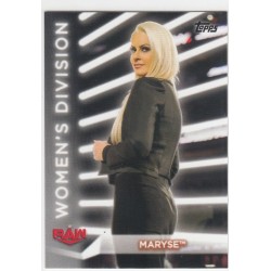 MARYSE 2021 TOPPS WWE WOMEN'S DIVISION DIVISION WRESTLING- R-9