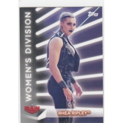 RHEA RIPLEY 2021 TOPPS WWE WOMEN'S DIVISION DIVISION WRESTLING- R-13