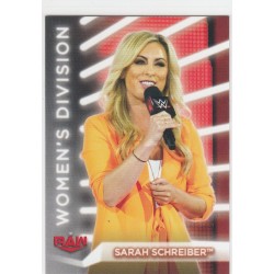 SARAH SCHREIBER 2021 TOPPS WWE WOMEN'S DIVISION DIVISION WRESTLING- R-14