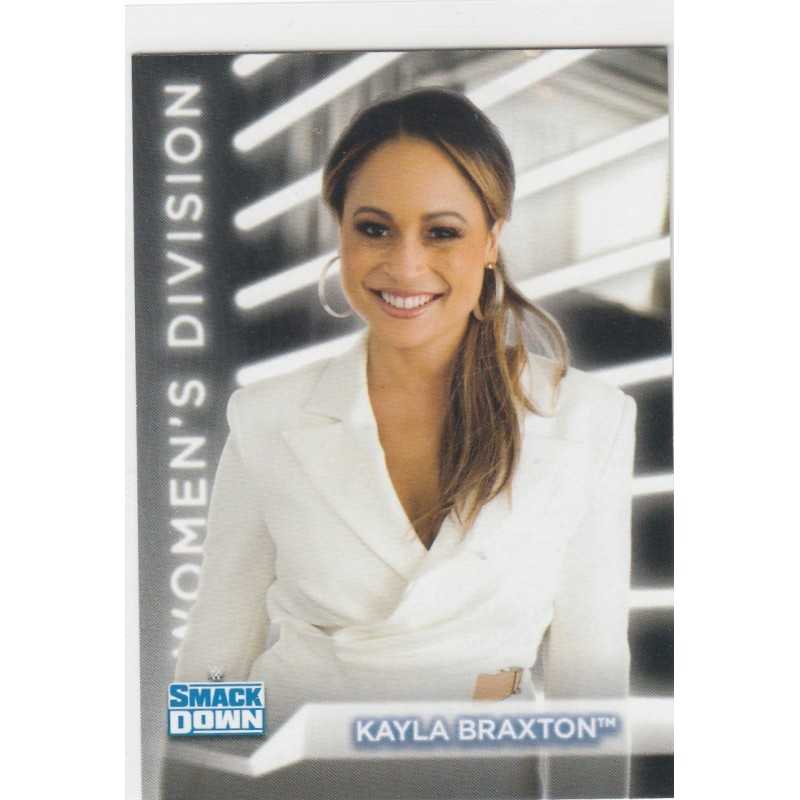 KAYLA BRAXTON 2021 TOPPS WWE WOMEN'S DIVISION DIVISION WRESTLING- R-20