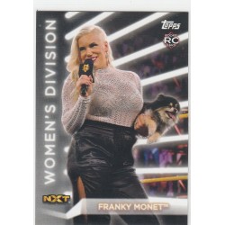 FRANKY MONET 2021 TOPPS WWE WOMEN'S DIVISION DIVISION WRESTLING- R-32 RC