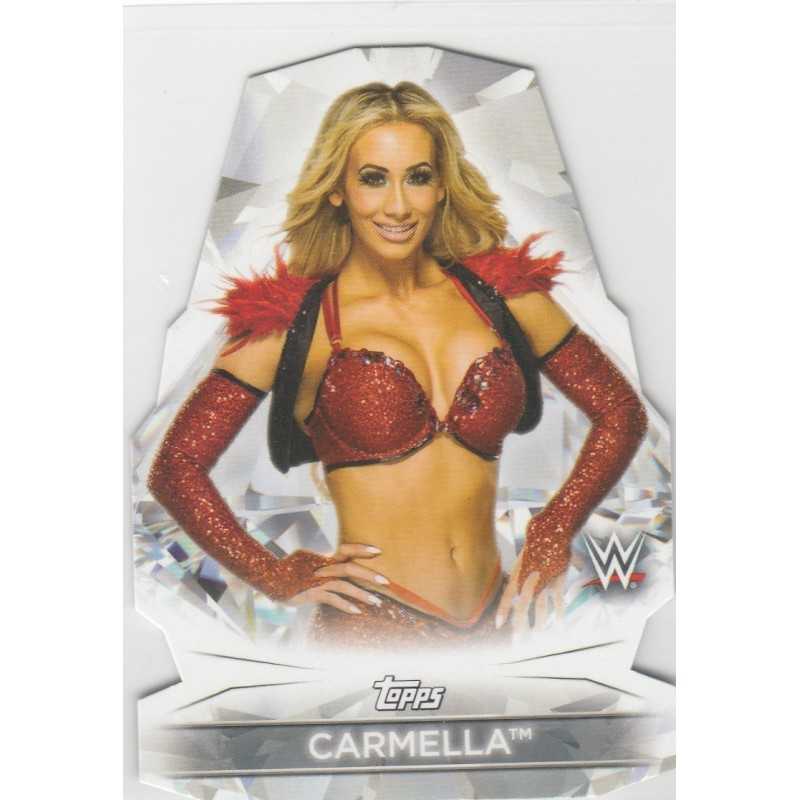 CARMELLA 2021 TOPPS WWE WOMEN'S DIVISION DIVISION WRESTLING-DIAMOND CUT DC-7