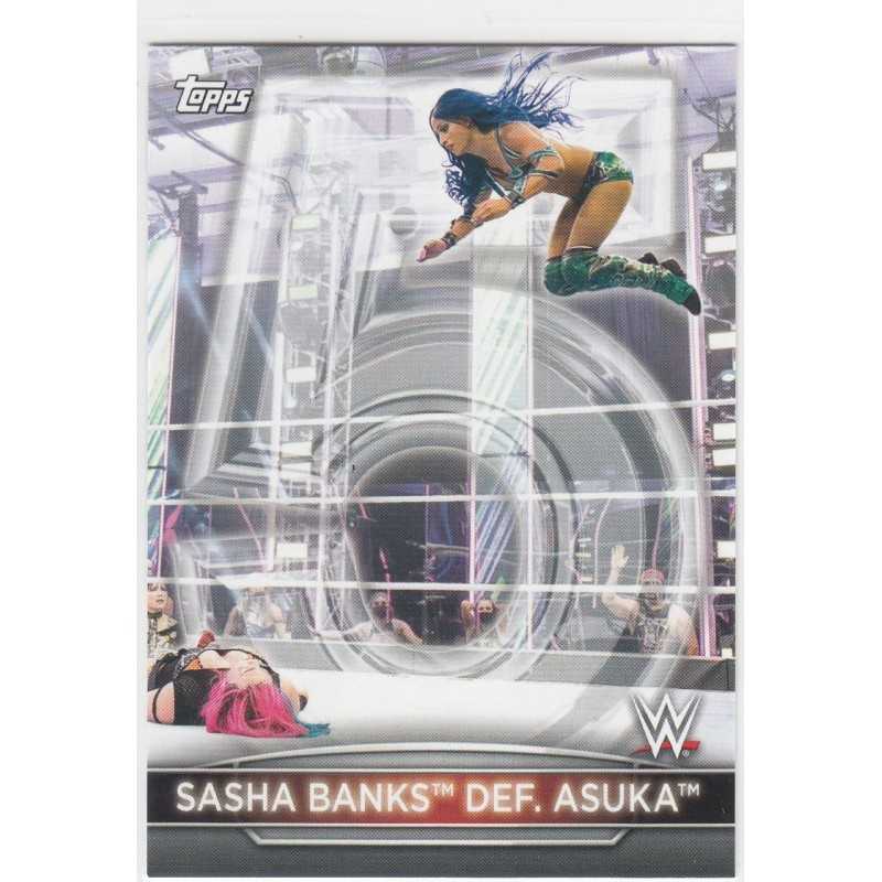 SASHA BANKS 2021 TOPPS WWE WOMEN'S DIVISION DIVISION WRESTLING- RC-10