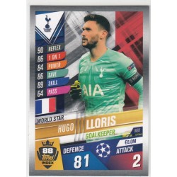 HUGO LLORIS TOPPS MATCH ATTAX 101 -2019/20 - TOTTENHAM HOTSPUR - W88