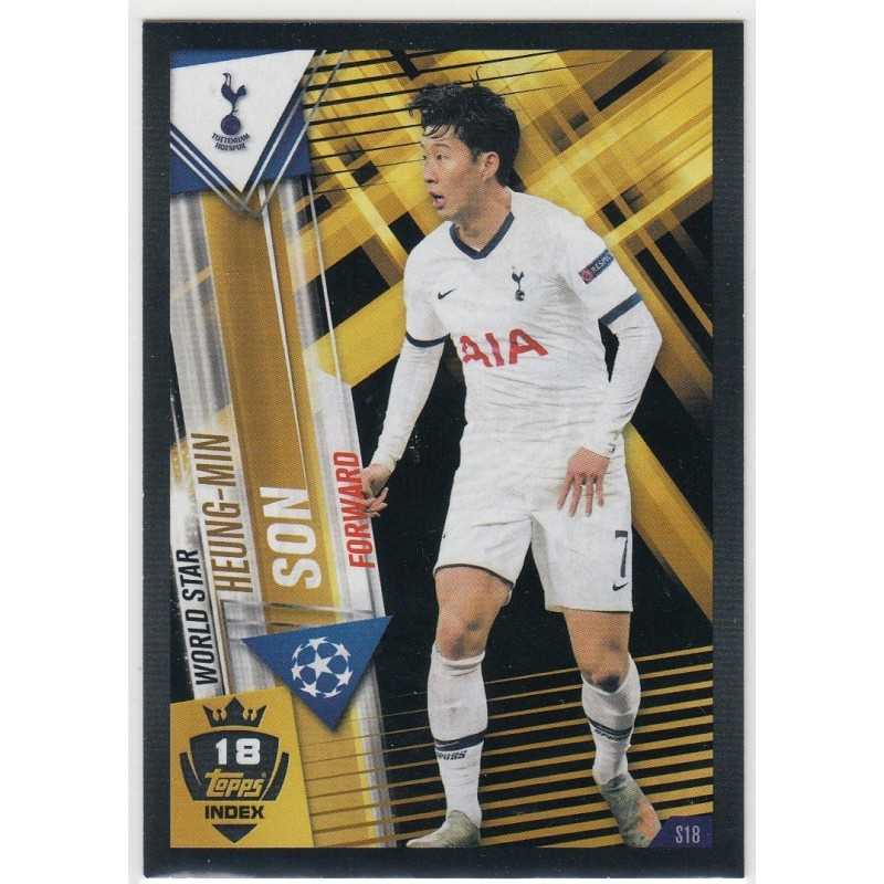 HEUNG MIN SON TOPPS MATCH ATTAX 101 -2019/20 - TOTTENHAM HOTSPUR - S18