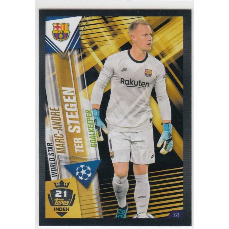 MARC ANDRE TER STEGEN TOPPS MATCH ATTAX 101 -2019/20 - CHAMPION LEAGUE-FC BARCELONA - S21