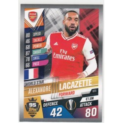 ALEXANDRE LACAZETTE TOPPS MATCH ATTAX 101 -2019/20 - ARSENAL FC - W95