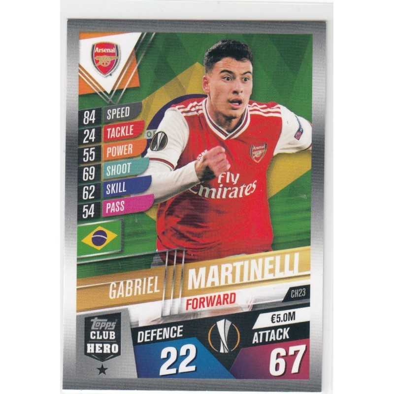 GABRIEL MARTINELLI TOPPS MATCH ATTAX 101 -2019/20 - ARSENAL FC - CH23