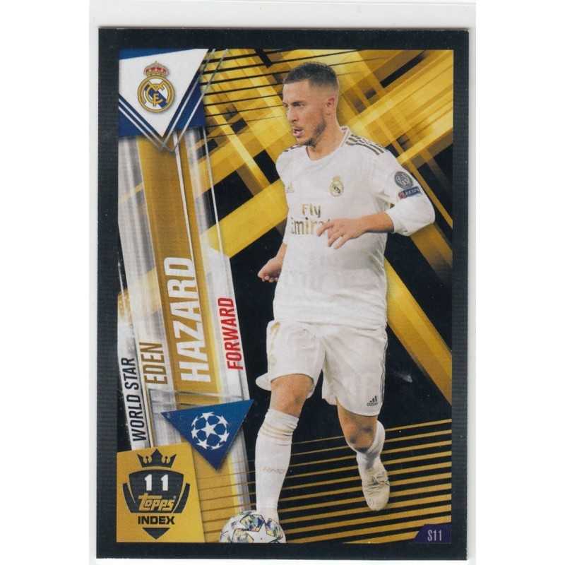EDEN HAZARD -NILES TOPPS MATCH ATTAX 101 -2019/20 - REAL MADRID C.F. - S11
