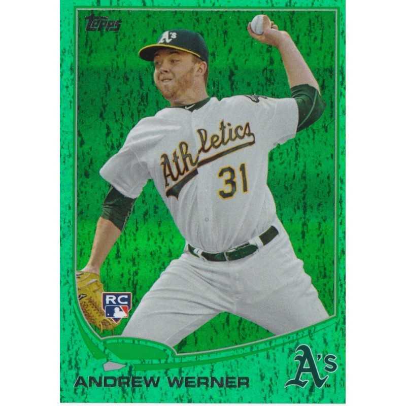ANDREW WERNER 2013 TOPPS EMERALD FOIL ROOKIE