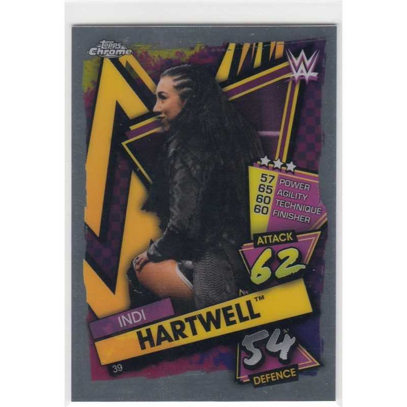 INDI HARTWELL -2021 TOPPS CHROME SLAM ATTAX WWE - 39