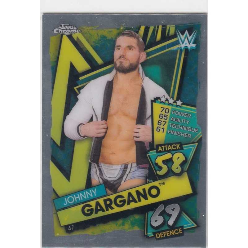 JOHNNY GARGANO -2021 TOPPS CHROME SLAM ATTAX WWE - 47