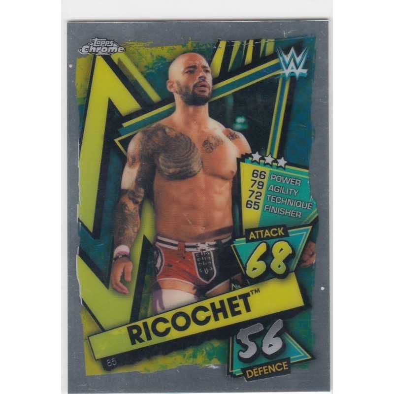 RICOCHET -2021 TOPPS CHROME SLAM ATTAX WWE - 85