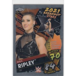 RHEA RIPLEY -2021 TOPPS CHROME SLAM ATTAX WWE - 132