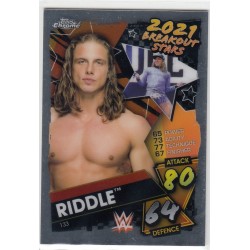 RIDDLE -2021 TOPPS CHROME SLAM ATTAX WWE - 133
