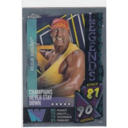 HULK HOGAN -2021 TOPPS CHROME SLAM ATTAX WWE - 137