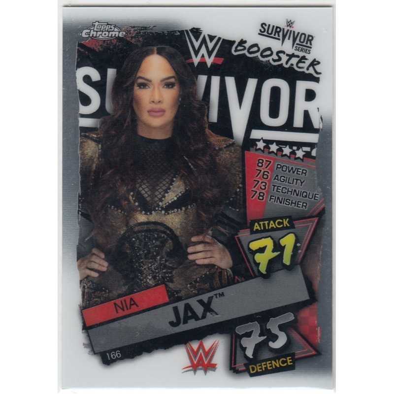 NIA JAX -2021 TOPPS CHROME SLAM ATTAX WWE - 166