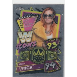 BECKY LYNCH   -2021 TOPPS CHROME SLAM ATTAX WWE - ICONS - 177