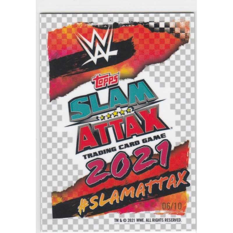 GRAN METALIK -2021 TOPPS CHROME SLAM ATTAX WWE - BLACK - 61 -06/10