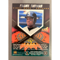 FRANK THOMAS 1998 PACIFIC AURORA LASER CUT 6 - EXMT CONDITION