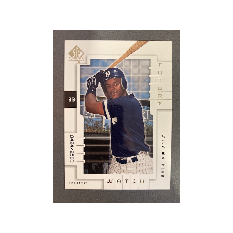 WILY MO PENA 2000 UPPER DECK SP AUTHENTIC 0424/2500
