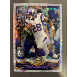 ADRIAN PETERSON 2013 TOPPS CHROME 2012 ALL PRO PRISM REFRACTOR