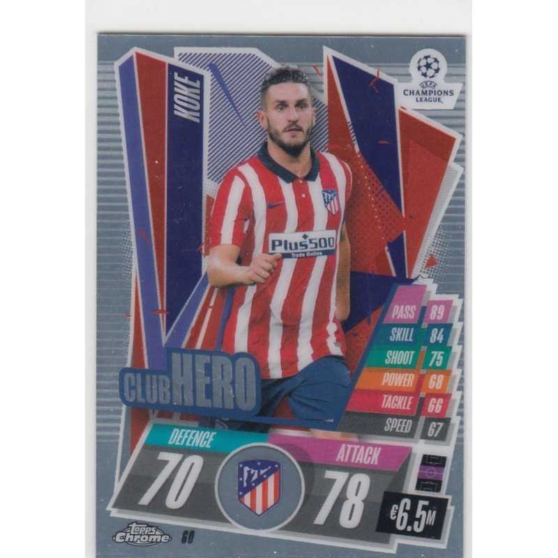KOKE - 2020-21 TOPPS CHROME MATCH ATTAX LEAGUE CHAMPIONS - ATLETICO DE MADRID -60