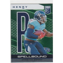 DERRICK HENRY - 2020 DONRUSS ELITE FOOTBALL -SPELLBOUND -GREEN - 24