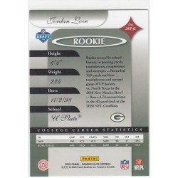 JORDAN LOVE - 2020 DONRUSS ELITE FOOTBALL - 2KR-JL - RC