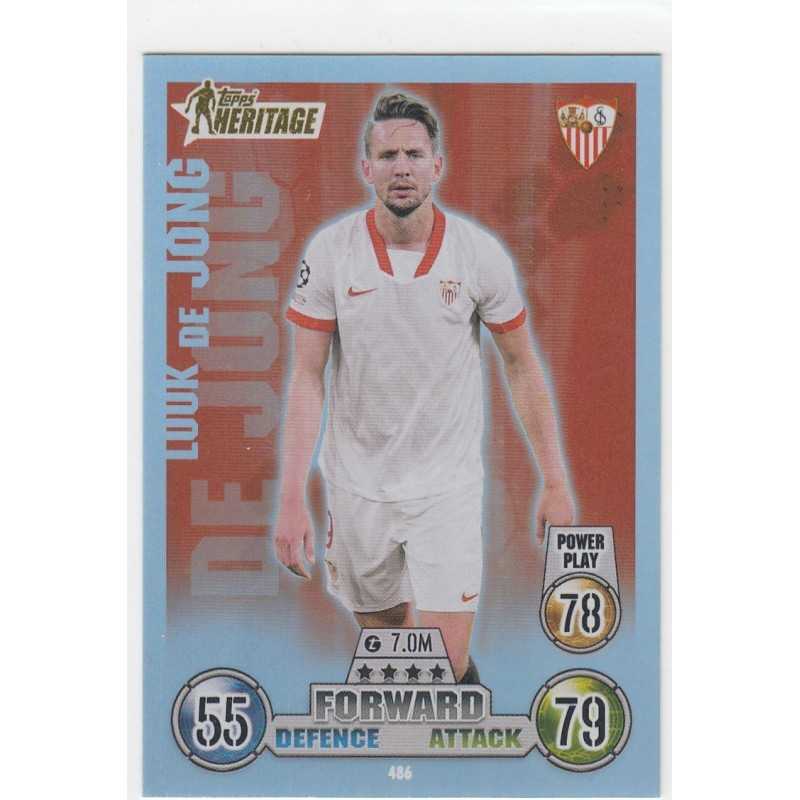 LOOK DE JONG - 2021-22 TOPPS MATCH ATTAX -HERITAGE -486 - SEVILLA FC