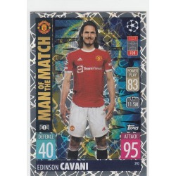 EDINSON CAVANI - 2021-22 TOPPS MATCH ATTAX -MAN OF THE MATCH -390 - MANCHESTER UNITED