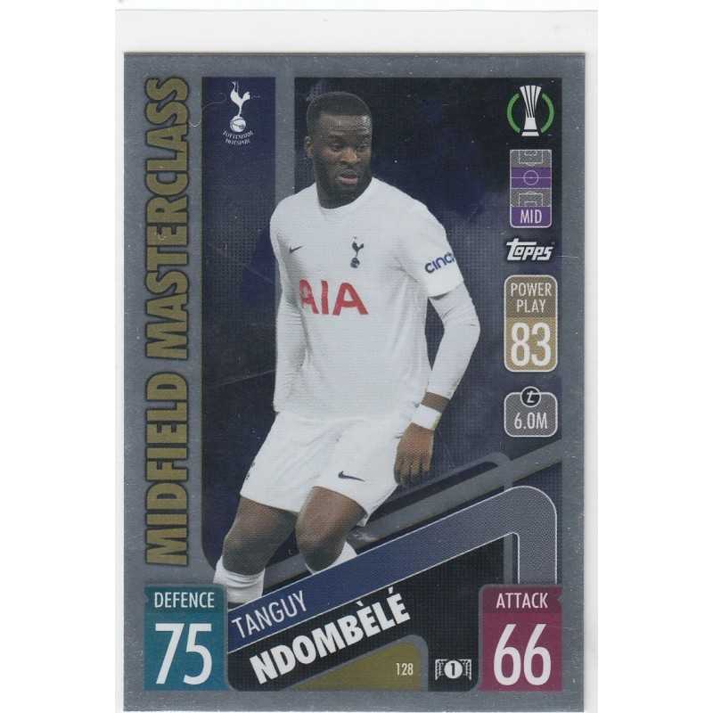 TANGUY NDOMBELE - 2021-22 TOPPS MATCH ATTAX -MIDFIELD MASTERCLASS -128 - TOTTENHAM HOTSPUR