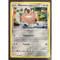 CARTE VF POKEMON 2021 MIAOUSS DE GALAR 180/264