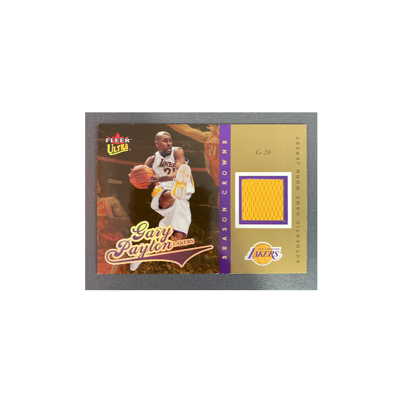 GARY PAYTON 2004 FLEER ULTRA SEASON CROWNS GOLD JERSEY 14/99