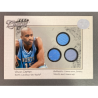 VINCE CARTER 2001 FLEER FEEL THE GAME CLASSIC TRIPLE BLUE JERSEY