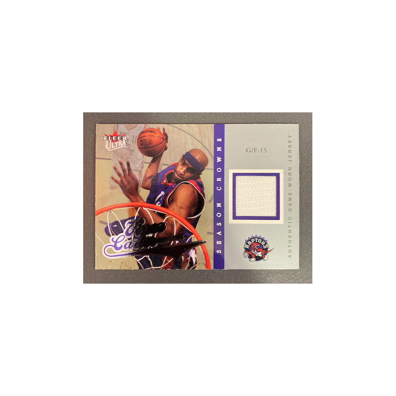 VINCE CARTER 2004 FLEER ULTRA SEASON CROWNS JERSEY SILVER 79/149