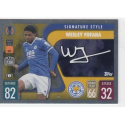 WESLEY FOFANA - 2021-22 TOPPS MATCH ATTAX -SIGNATURE STYLE -440 - LEICESTER CITY
