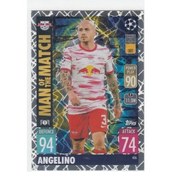 ANGELINO - 2021-22 TOPPS MATCH ATTAX - MAN OF THE MATCH -406 - RB LEIPZIG