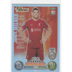 JAMES MILNER - 2021-22 TOPPS MATCH ATTAX - HERITAGE -464 - LIVERPOOL FC