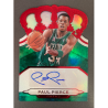 PAUL PIERCE 2018 CROWN ROYALE AUTOGRAPH RED /40