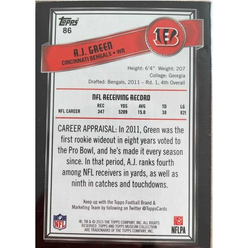 AJ GREEN 2015 TOPPS 20/25