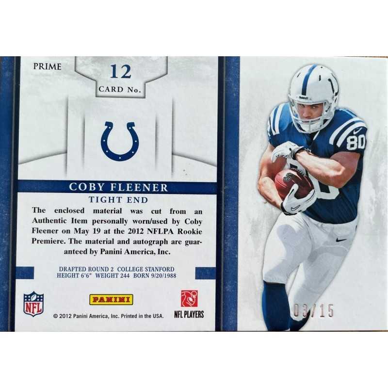 COBY FLEENEER 2012 PROMINENCE PATCH AUTO 3/15