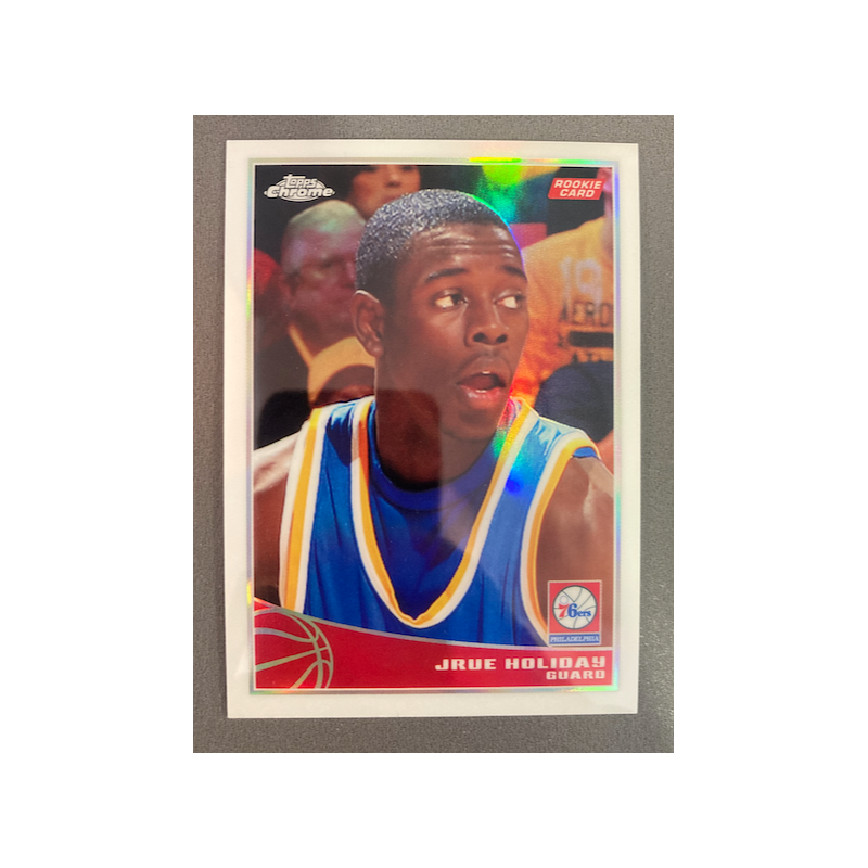 JRUE HOLIDAY 2009 TOPPS CHROME REFRACTOR 232/500 - EXMT CONDITION
