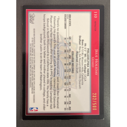 JRUE HOLIDAY 2009 TOPPS CHROME REFRACTOR 232/500 - EXMT CONDITION